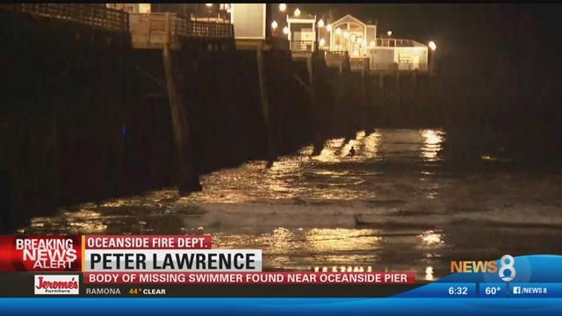 Body Of Missing Swimmer Found Near Oceanside Pier 