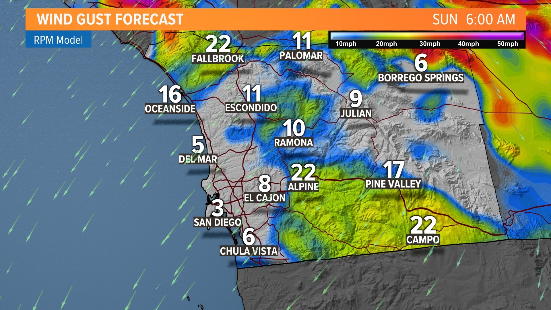 Santa Anas prompt wind advisory in San Diego County | cbs8.com