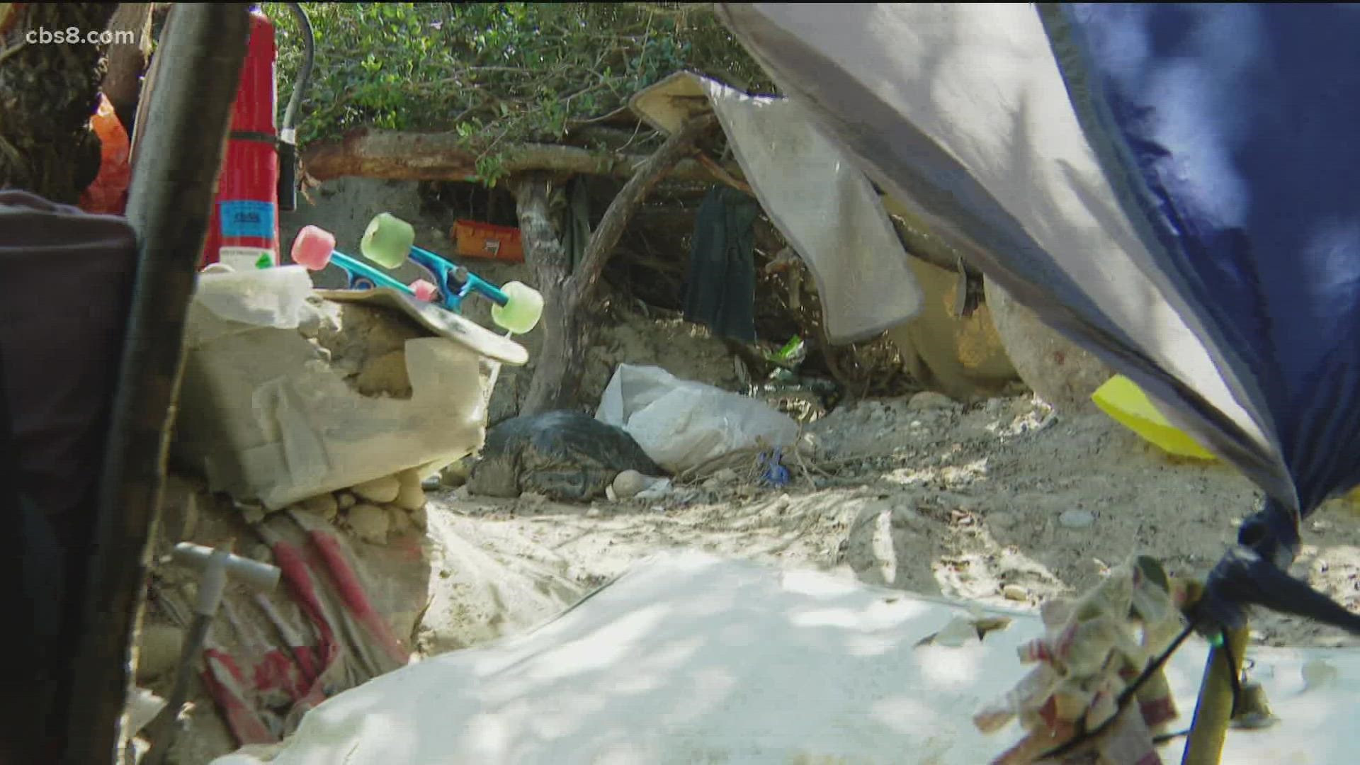 Its been five years since News 8 reported on a homeless encampment in Mission Valley.
