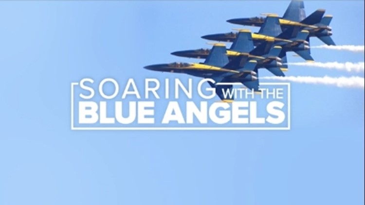 CBS 8's Marcella Lee's flight with the Blue Angels | Marcella takes flight