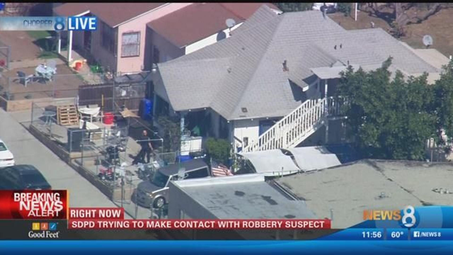 Police standoff with robbery suspect in Mountain View ends with arrest