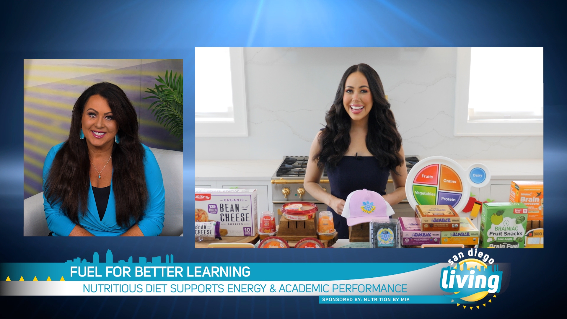 Registered Dietitian Mia Syn joins our Laura Cavanaugh to share easy, better-for-you meals and snacks your kids and adults will love. Sponsored by: Nutrition by Mia