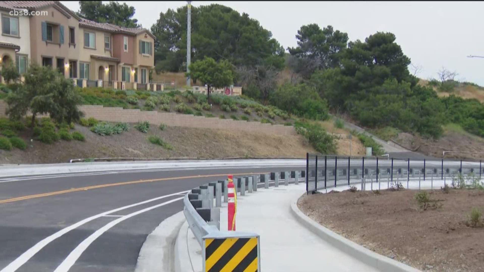 The city invested $16 million into the Old Otay Mesa Road reconstruction project to replace a half-mile dirt path primarily used by San Ysidro students walking to school.