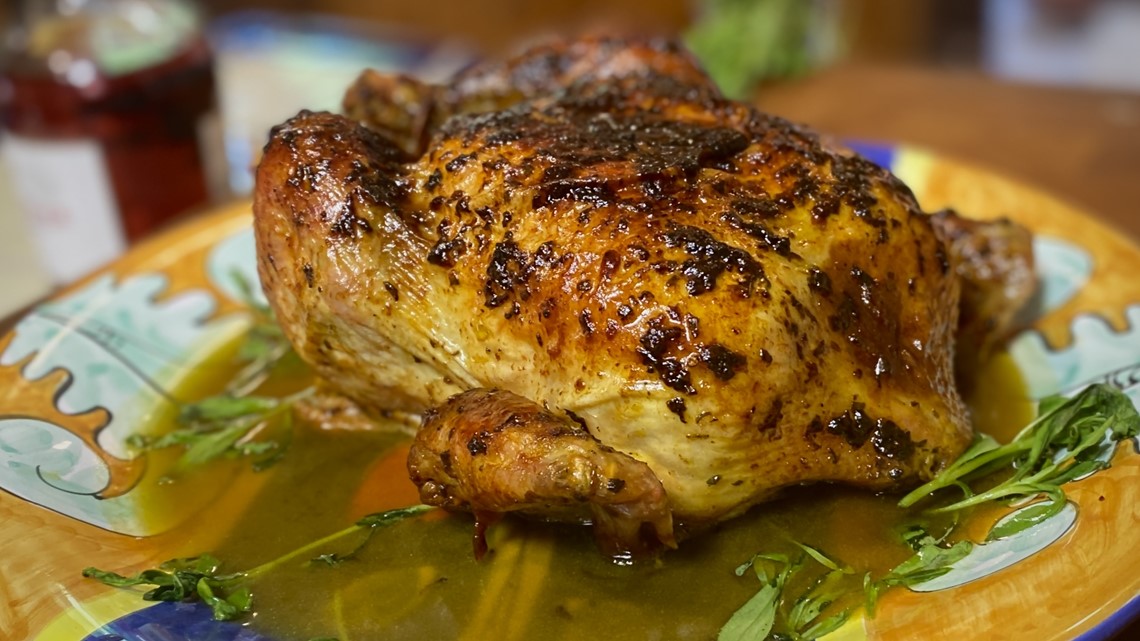 Tarragon Cognac Roasted Chicken | Cooking with Styles