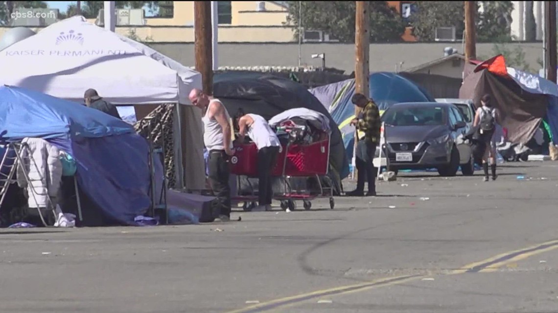 San Diego to start cracking down on homeless encampments | cbs8.com