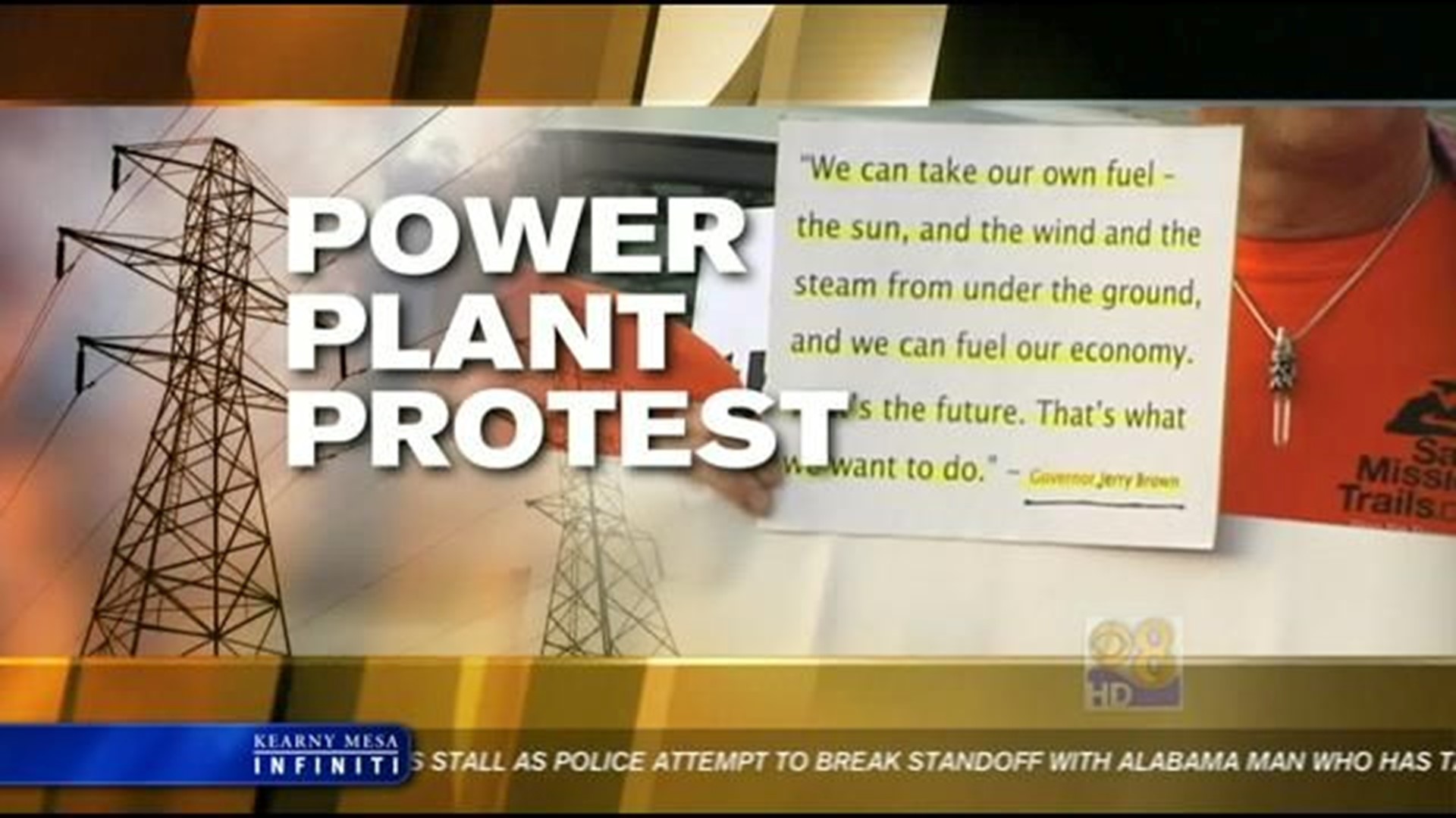 Residents rally against proposed power plant | cbs8.com