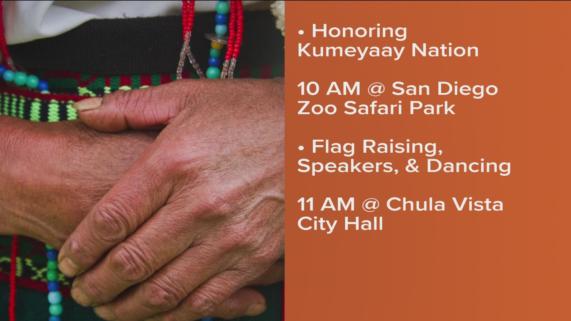 Celebrations for Indigenous Peoples Day across San Diego County on Oct. 10, 2022.