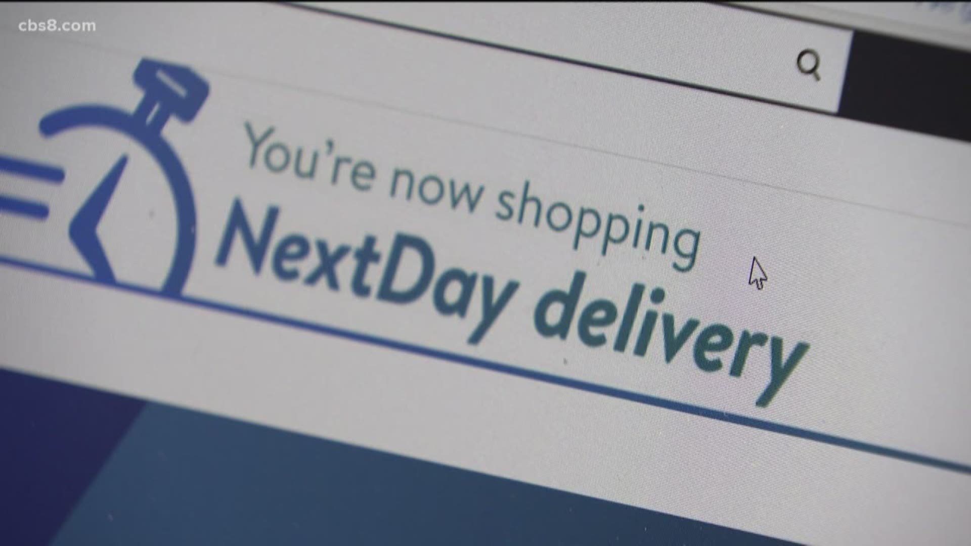 As of Wednesday, San Diego residents can qualify for free next-day shipping on certain orders over $35 placed on Walmart.com.