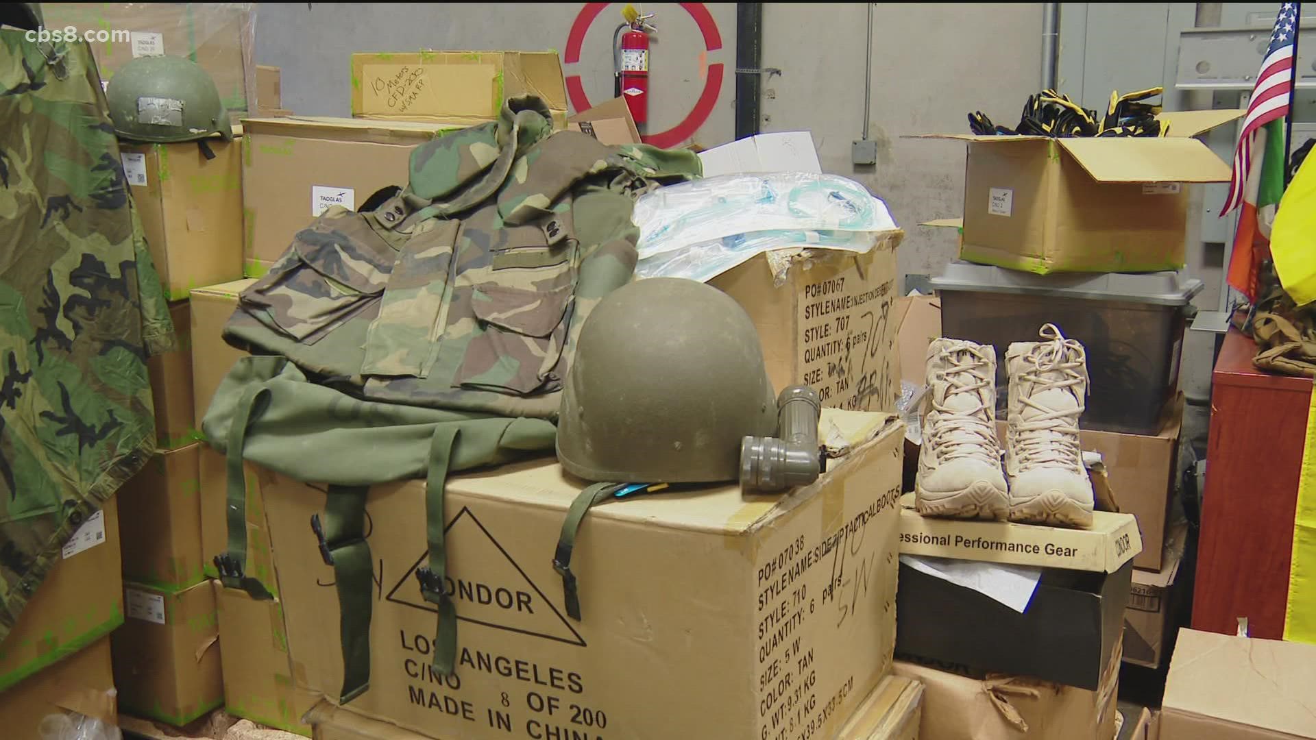 Boxes of much needed life-saving items will soon be heading overseas from San Diego, to help Ukrainians who are currently fighting for their lives.