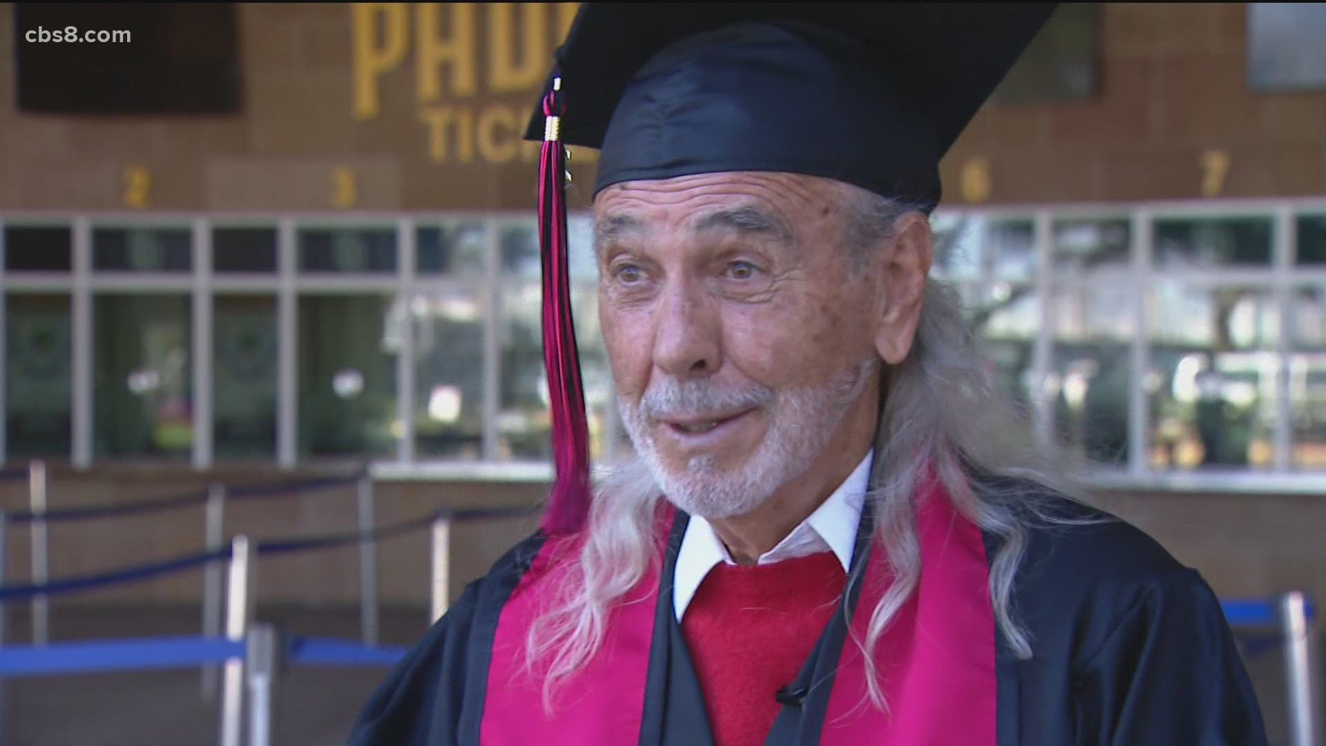 More than a half a century in the making, James Marino, 81, earns his bachelor's degree in film.