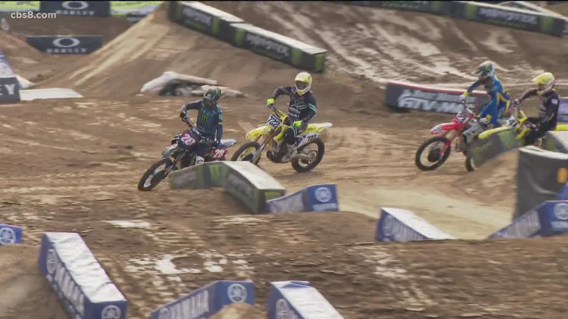 Supercross kicks off at Petco Park Saturday, January 22. Dirt bike racers from around the world will be competing and this year and there are two San Diego riders.