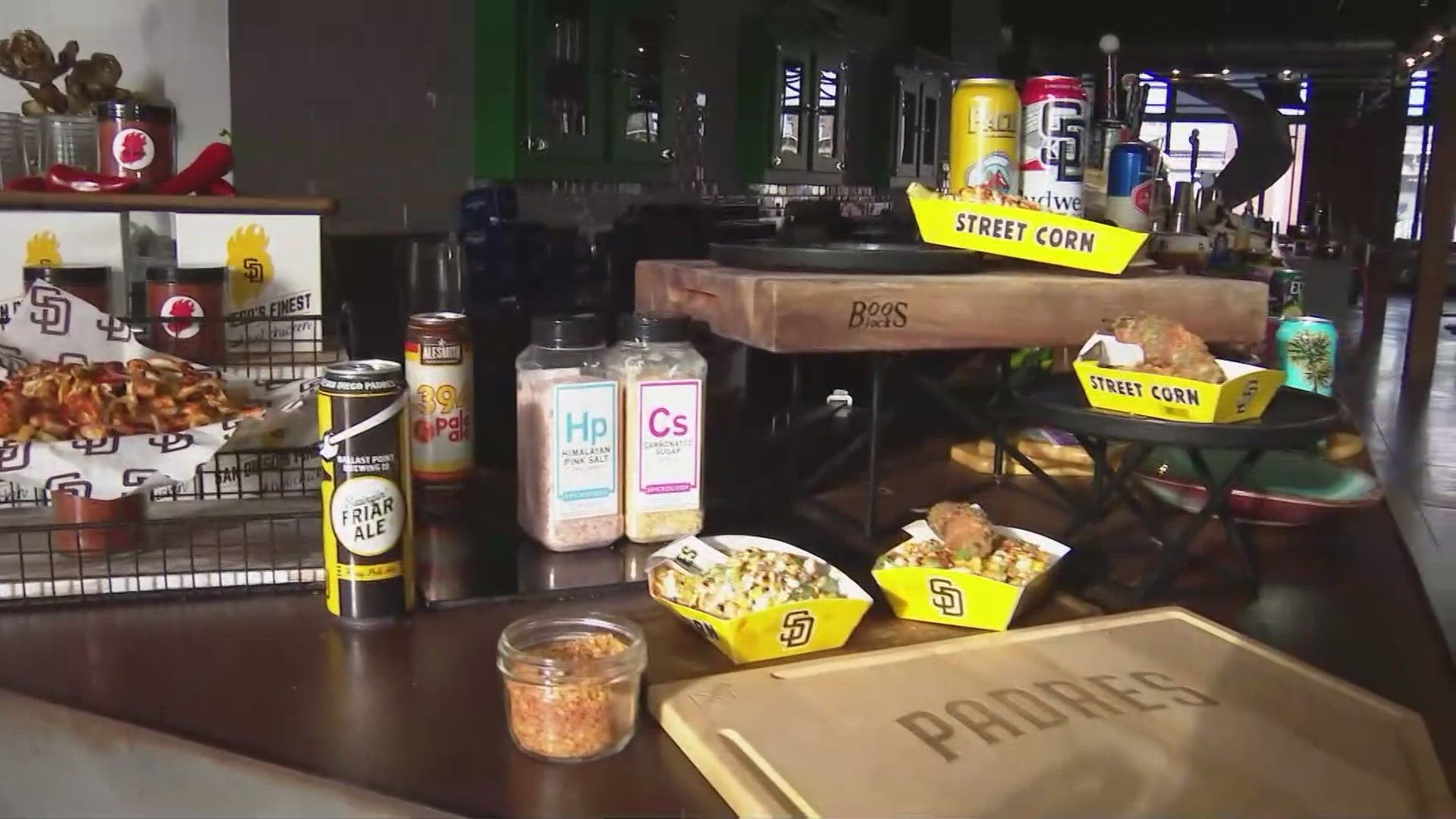 VP of Hospitality for the Padres, Josh Momberg talked about the new eats and drinks that can be enjoyed at the park as well as new merchandise that is available.