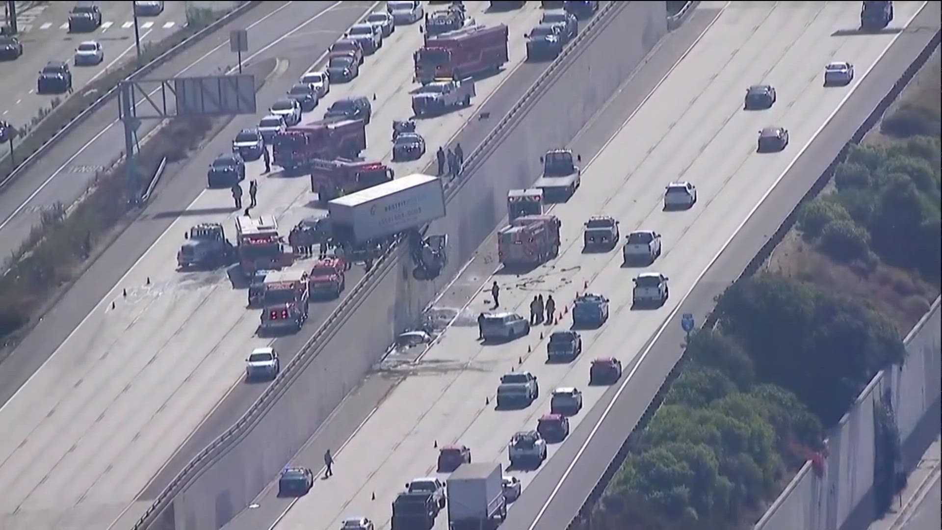 Traffic Alert | Semi-truck crash causing significant delays on I-5 at ...