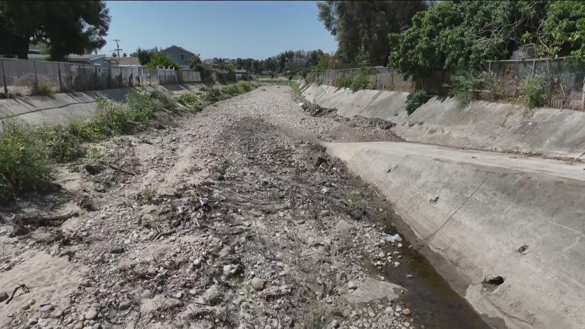 A city spokesperson said they will conduct repeat maintenance on all 18 miles of channels in the Chollas Creek Watershed.
