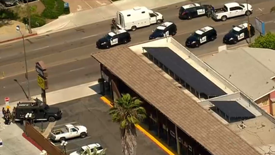 Man found dead following police, SWAT standoff at Escondido motel ...