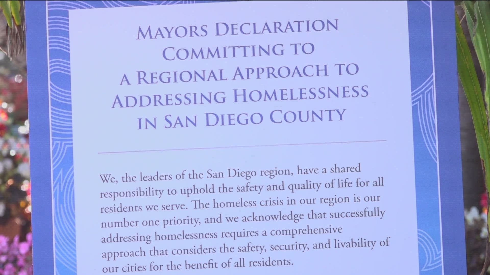 The San Diego Rescue Mission held a symposium with area mayors to discuss working together to make addressing homelessness a top priority for the region.