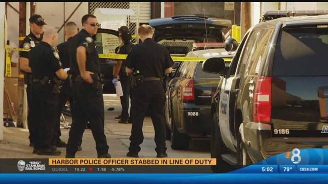 Harbor Police Officer stabbed in line of duty | cbs8.com