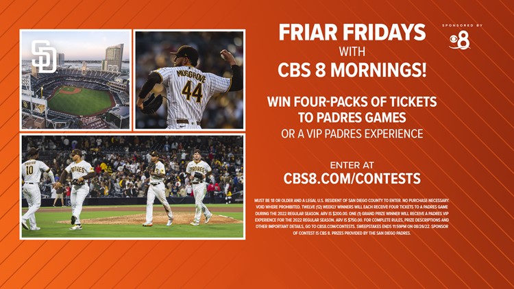 Friar Fridays with CBS 8 Mornings and the San Diego Padres