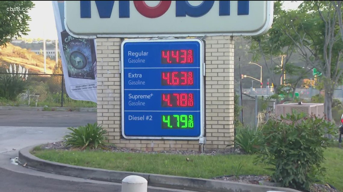 Gas prices continue rising in San Diego County - Vimarsana News