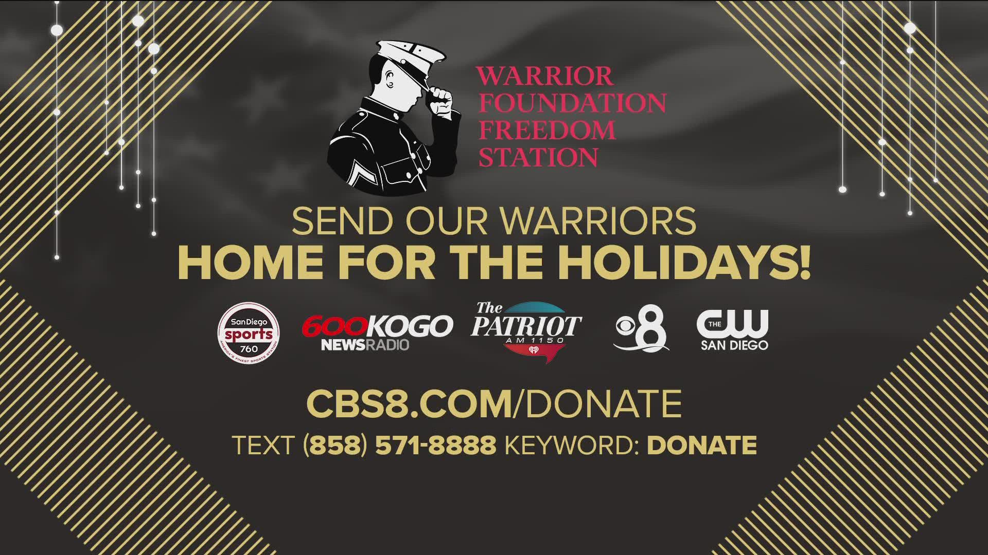 Tis’ the season for giving, and with your help, we can make wishes come true for our nation’s heroes this holiday season.