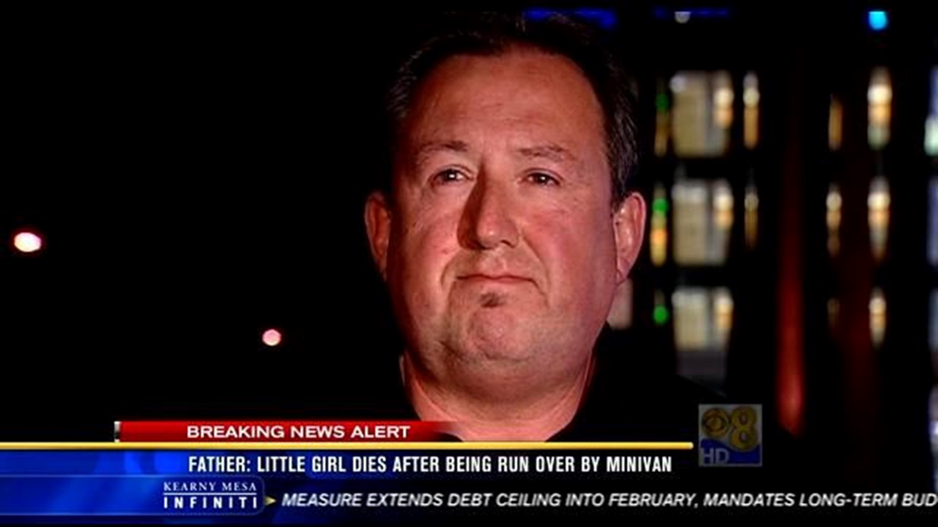 Little girl dies after being run over by minivan | cbs8.com