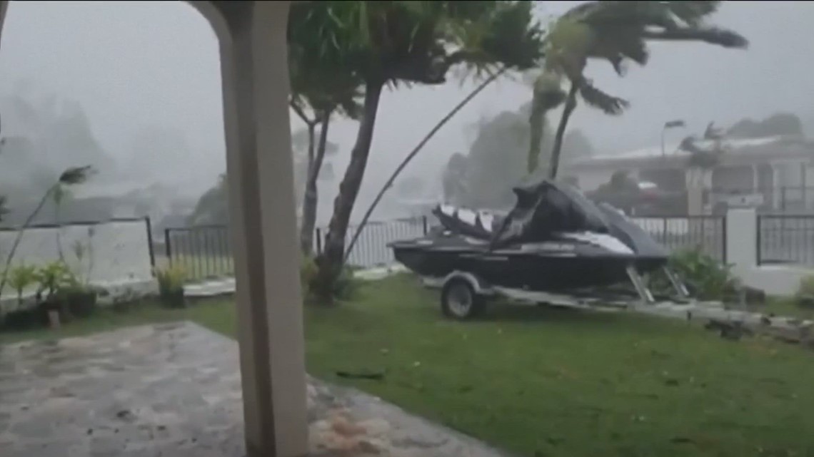 Typhoon Mawar Lashes Guam, Widespread Damage And Flooding | Cbs8.com