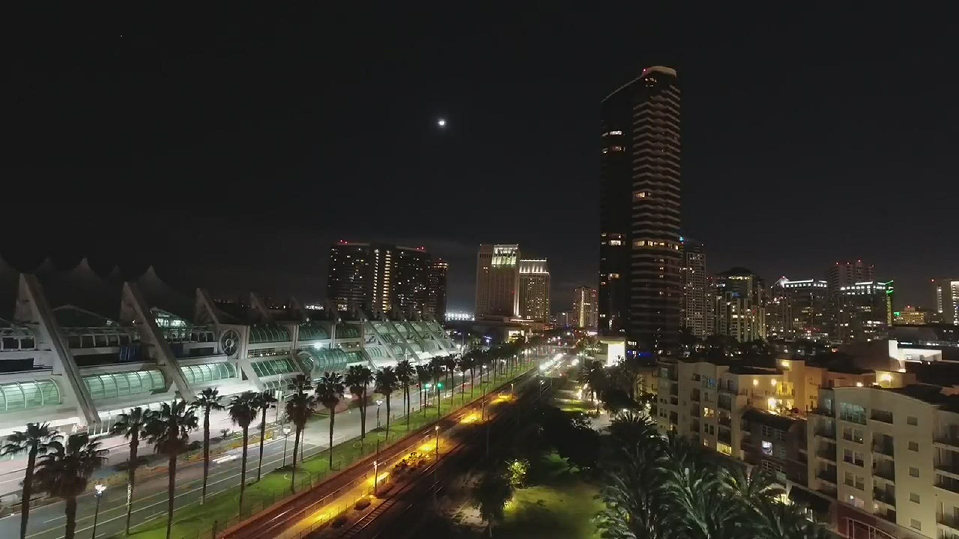 San Diego Time Lapse Night To Day Downtown Near Convention Center Cbs8 Com