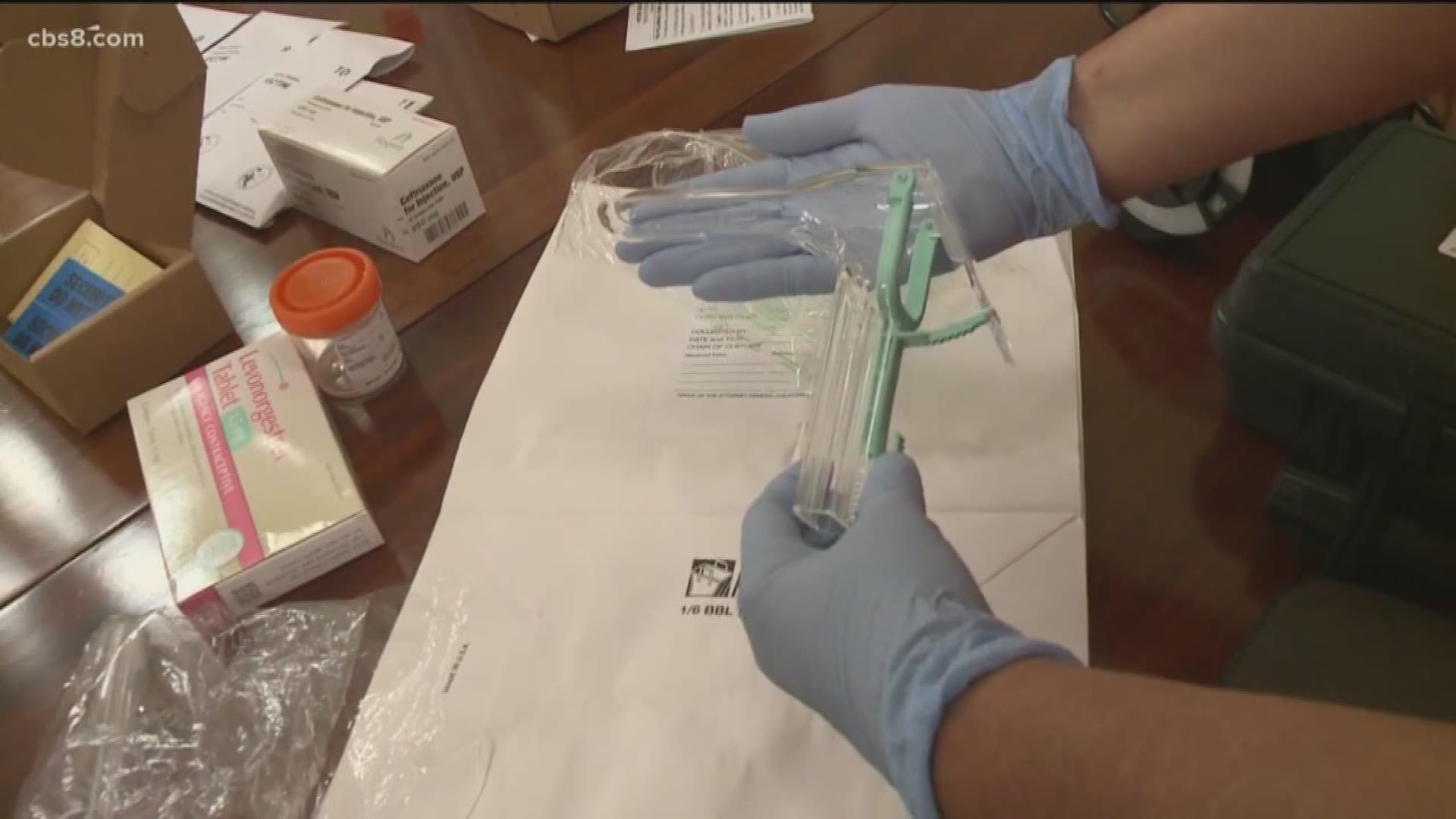 Nearly 1,700 untested rape kits from a dozen San Diego County law enforcement agencies have been sent to an independent lab for testing, in hopes of putting a dent in the countywide backlog of untested kits, the San Diego County District Attorney's Office announced Tuesday.