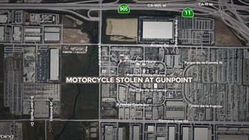 Man who stole motorcycle at gunpoint in Otay Mesa critically injured after crashing the bike