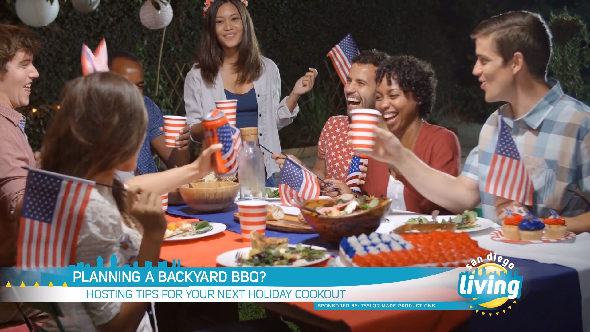 Hosting tips for your next holiday cookout. Sponsored by Taylor Made Productions