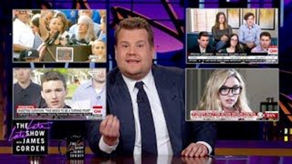 James Corden on Gun Control in America | cbs8.com