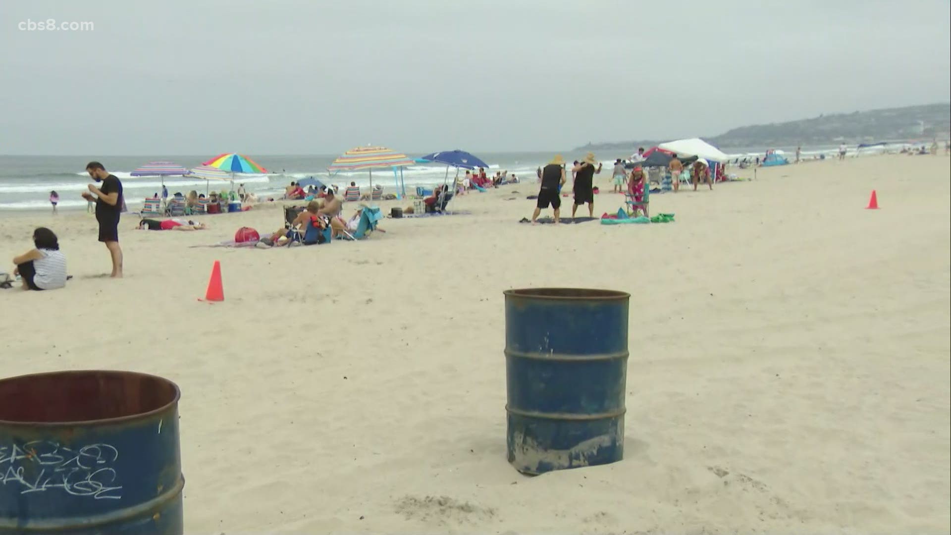 The Surfrider Foundation hosted a post-Independence Day cleanup effort Monday at beaches across San Diego County.