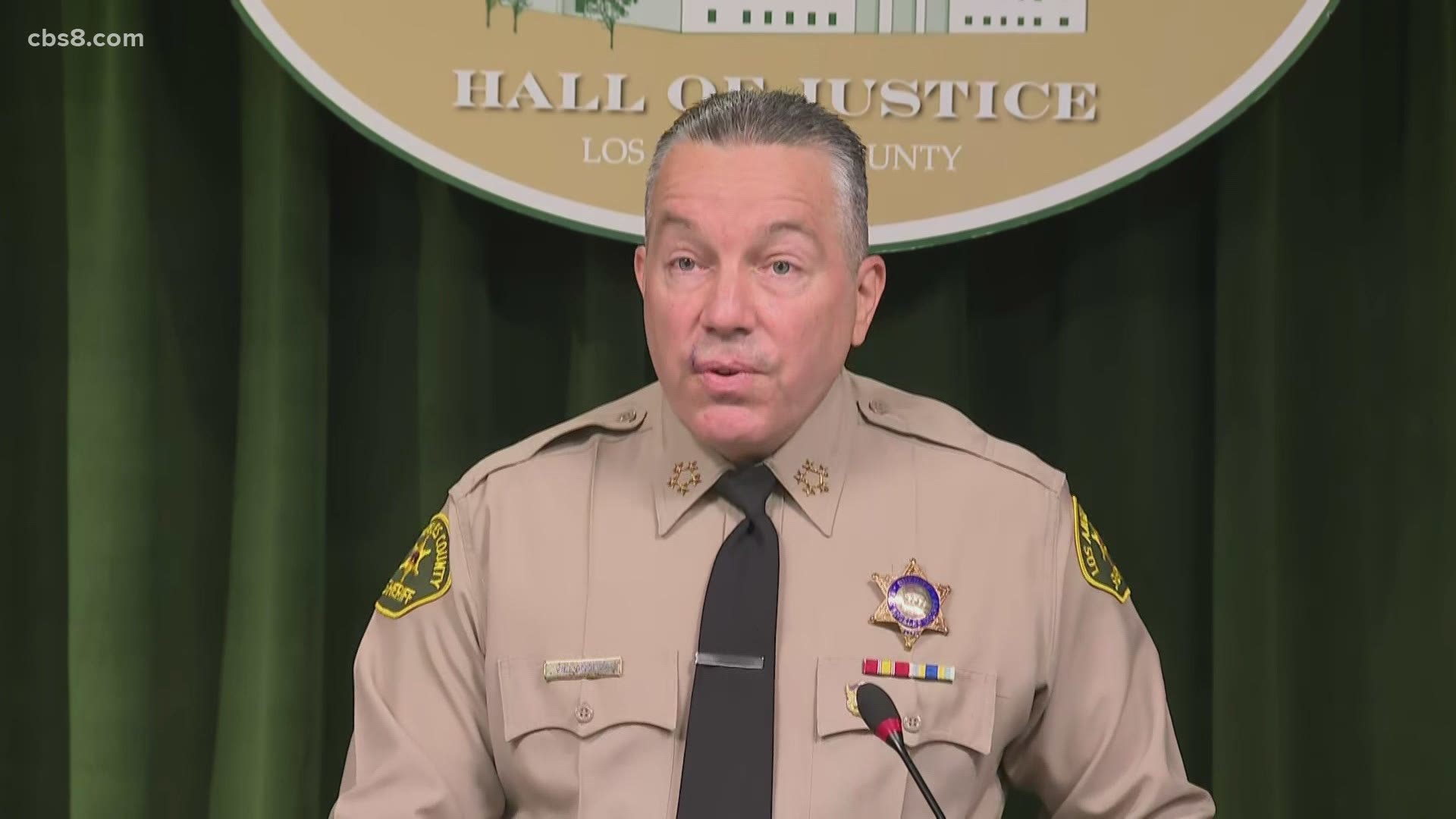Sheriff Alex Villanueva announced the cause of the crash.