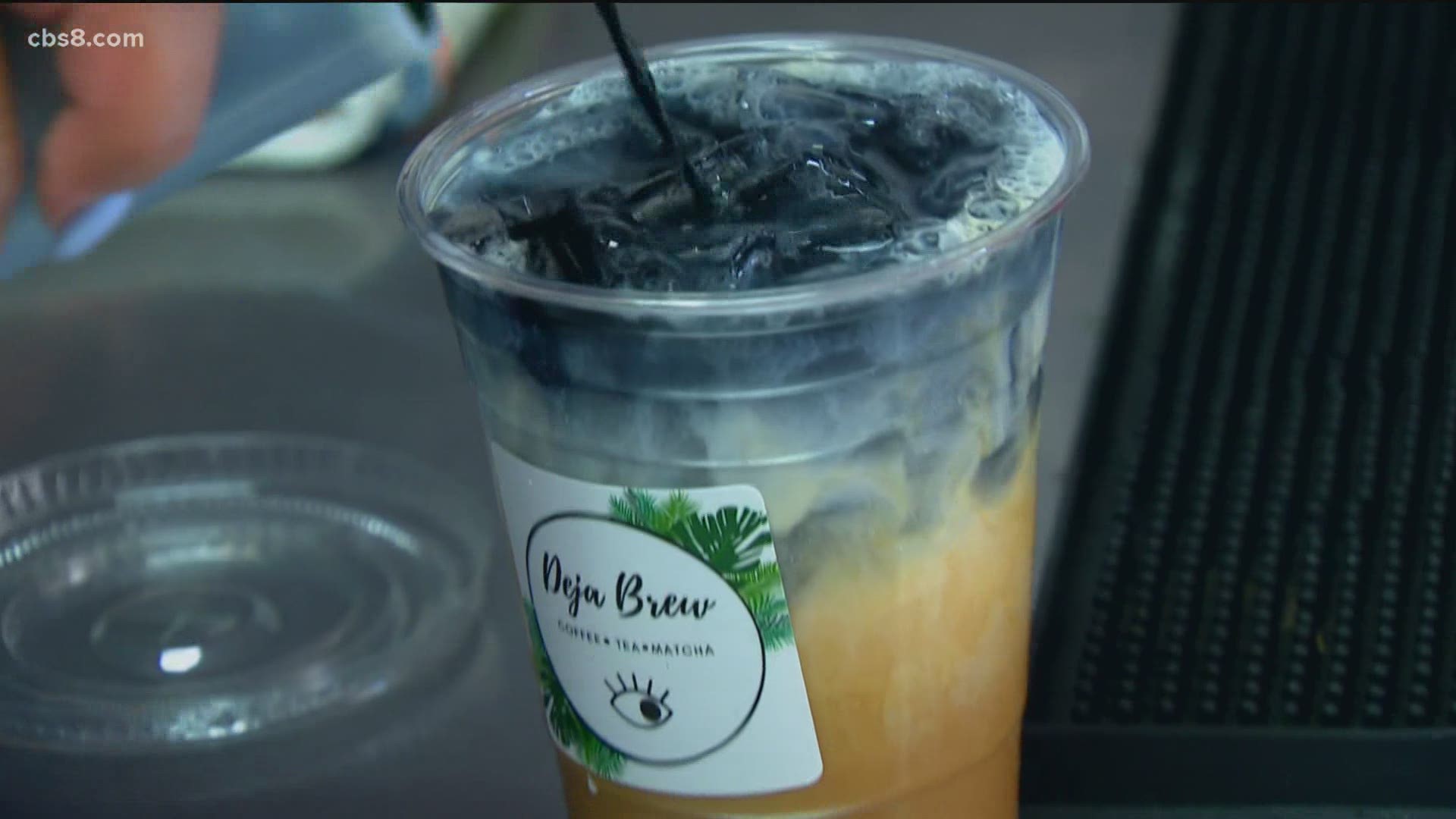 Deja Brew Lounge has a menu that is a concoction of Asian and Mexican flavors. The drinks are beautiful and delicious