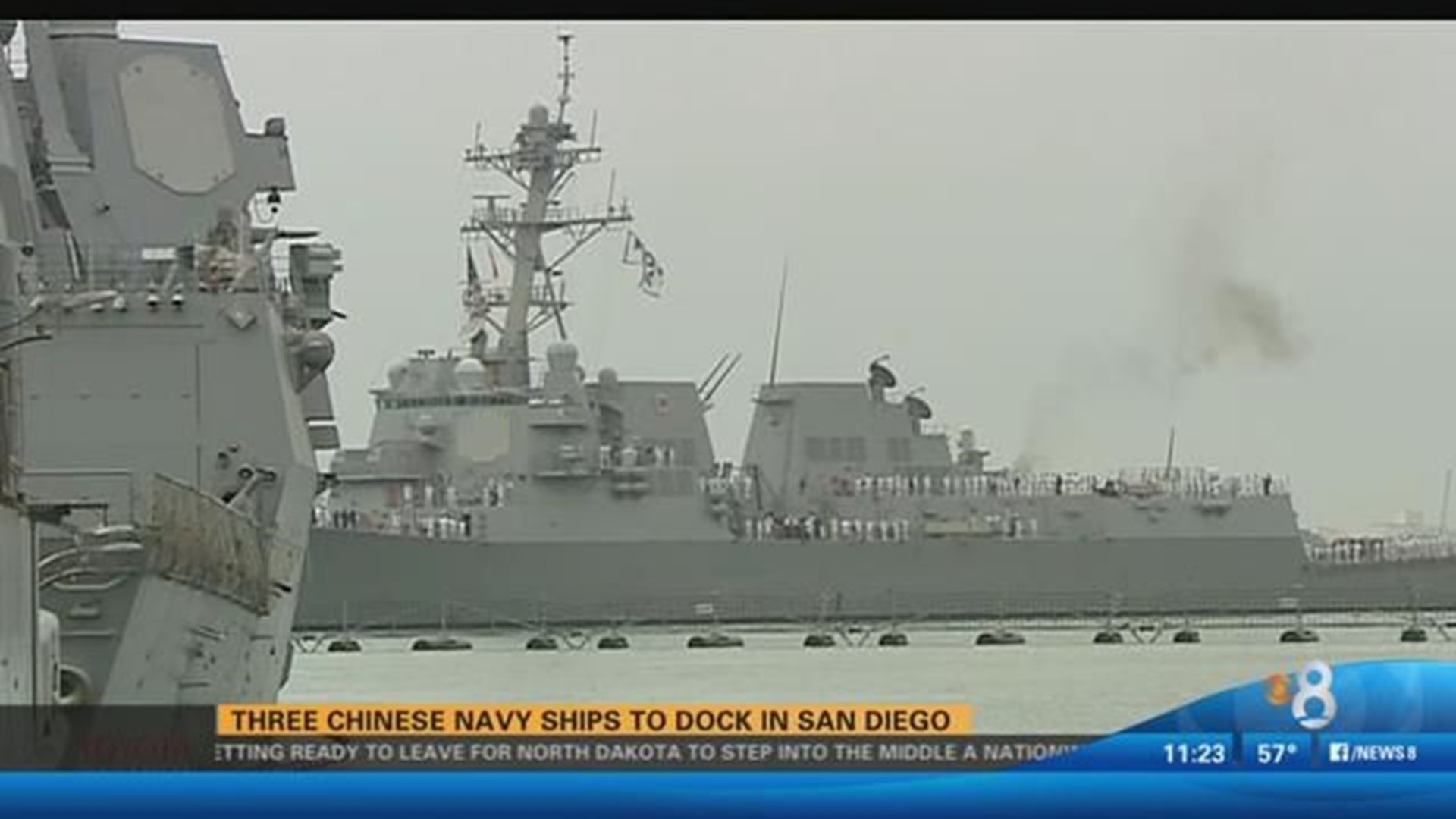 Three Chinese Navy ships to dock in San Diego | cbs8.com