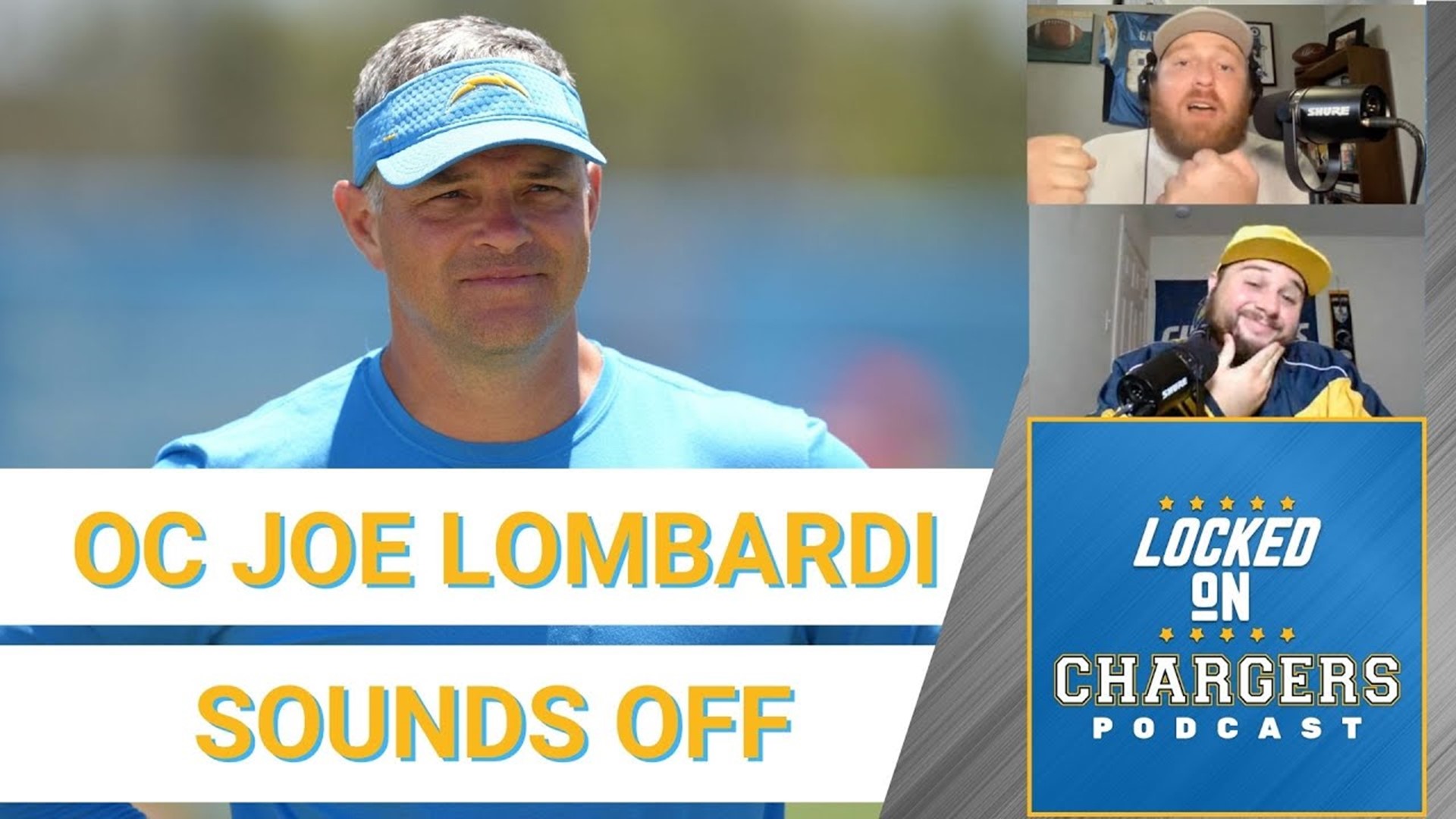 Joe Lombardi spoke to the media after OTAs and touched on a few topics including Justin Herbert, new offensive line coach & first round draft pick Zion Johnson.
