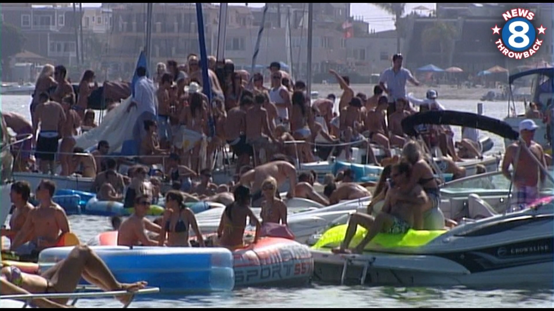 Thousands of revelers flocked to Mission Bay during the summer of 2009 to circumvent San Diego's beach alcohol ban by taking the party to the water.