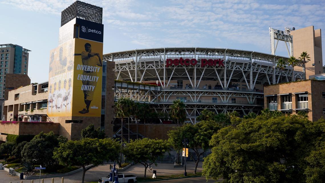 Padres fans head to Petco Park for FanFest on Opening Day 