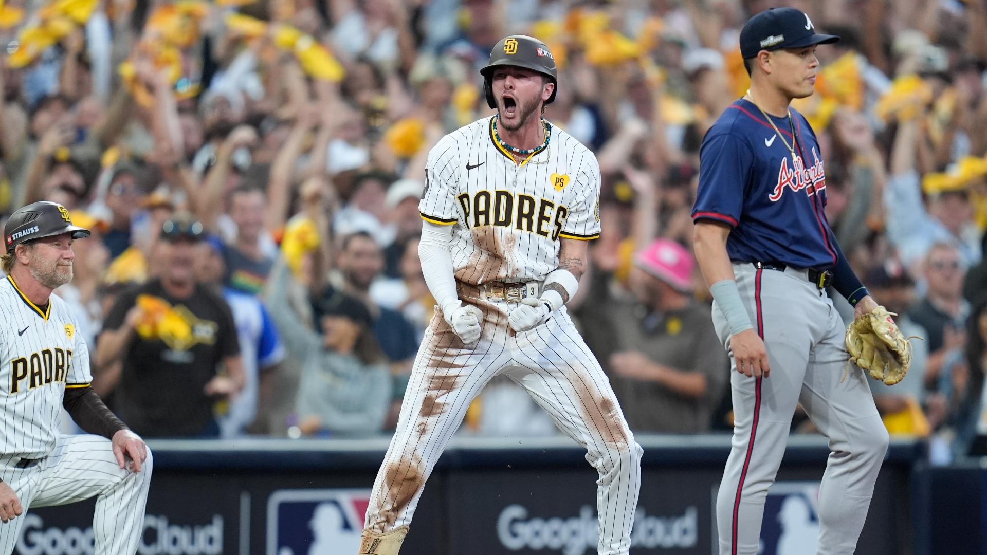 CBS 8's Jake Garegnani takes you indide the Padres Clubhouse for the team's big champagne celebration.