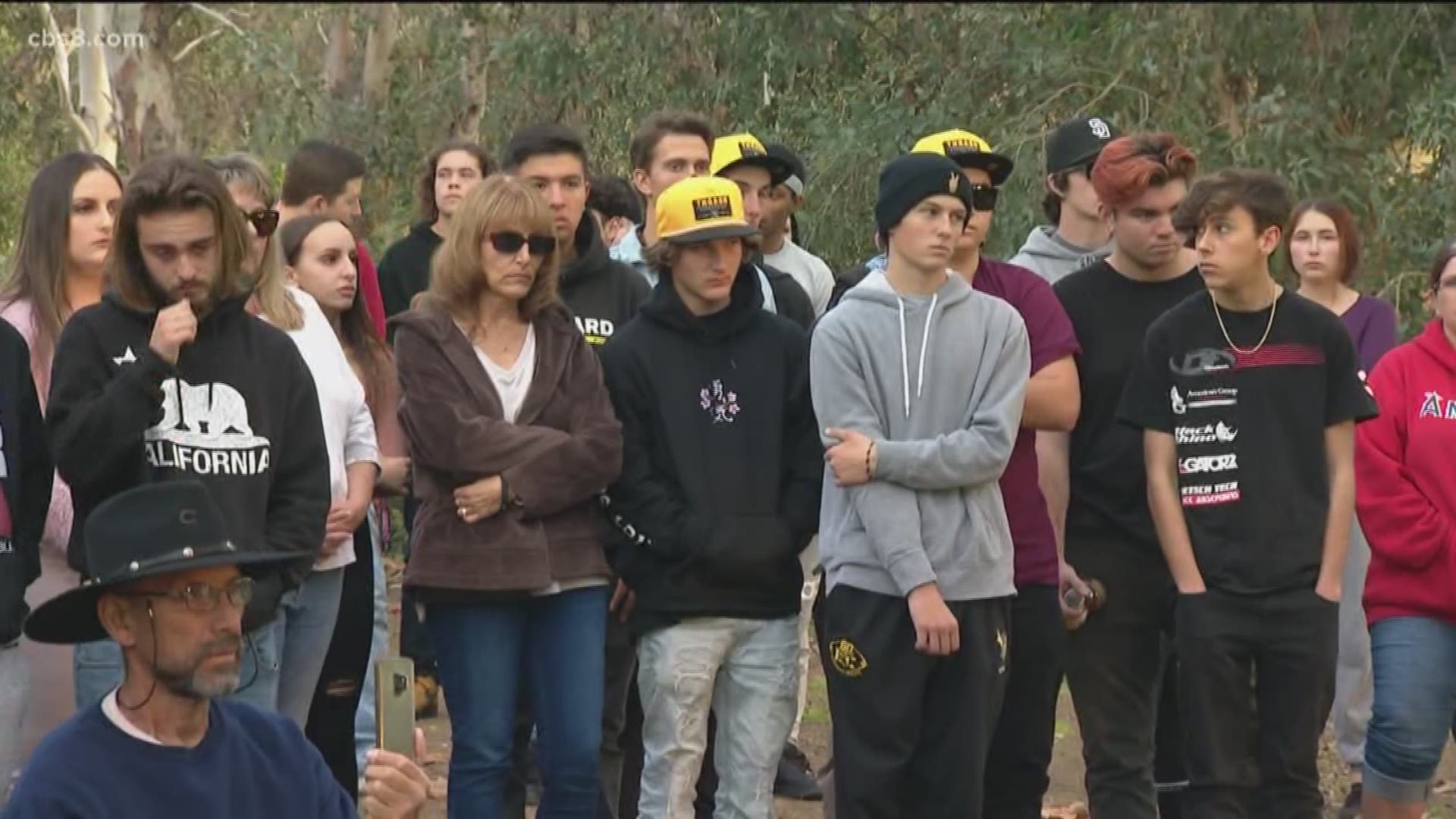 The community honored the two 16-year-old boys that died in a crash in Lakeside last Saturday night.