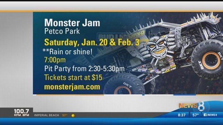 Monster Jam makes another stop at Petco Park | cbs8.com