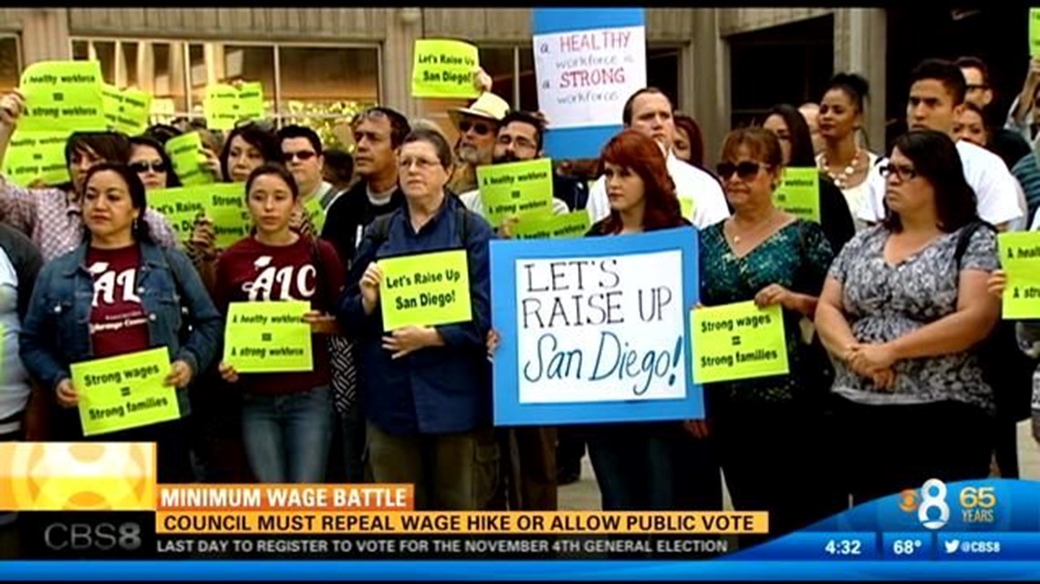 Voters to decide on San Diego minimum wage increase