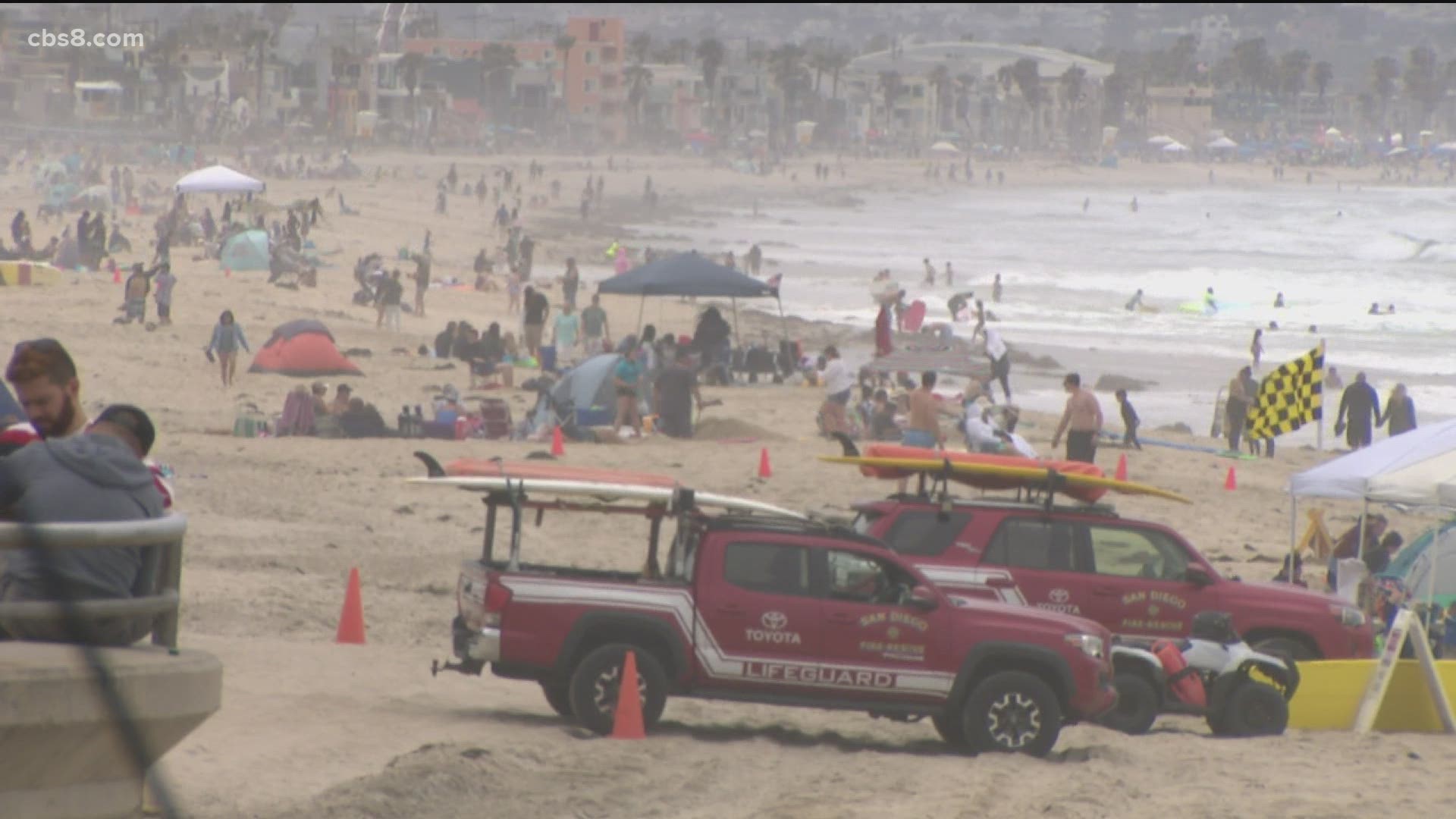 San Diego Lifeguards say they will have extra patrols out during the busy holiday weekend.