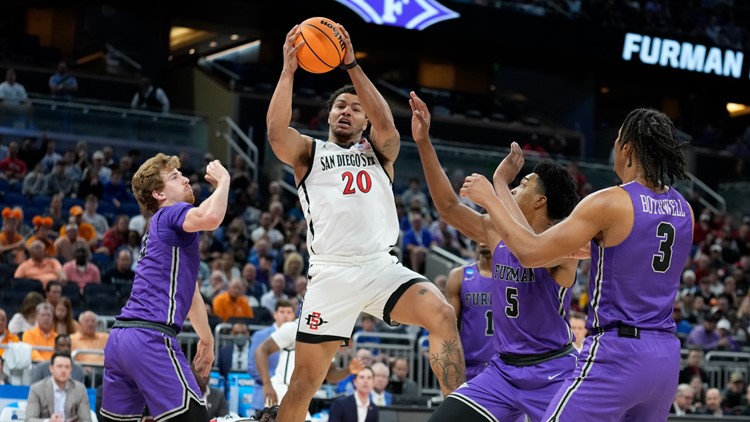 San Diego State Aztecs beat Furman, advance to Sweet 16 in NCAA March Madness tournament