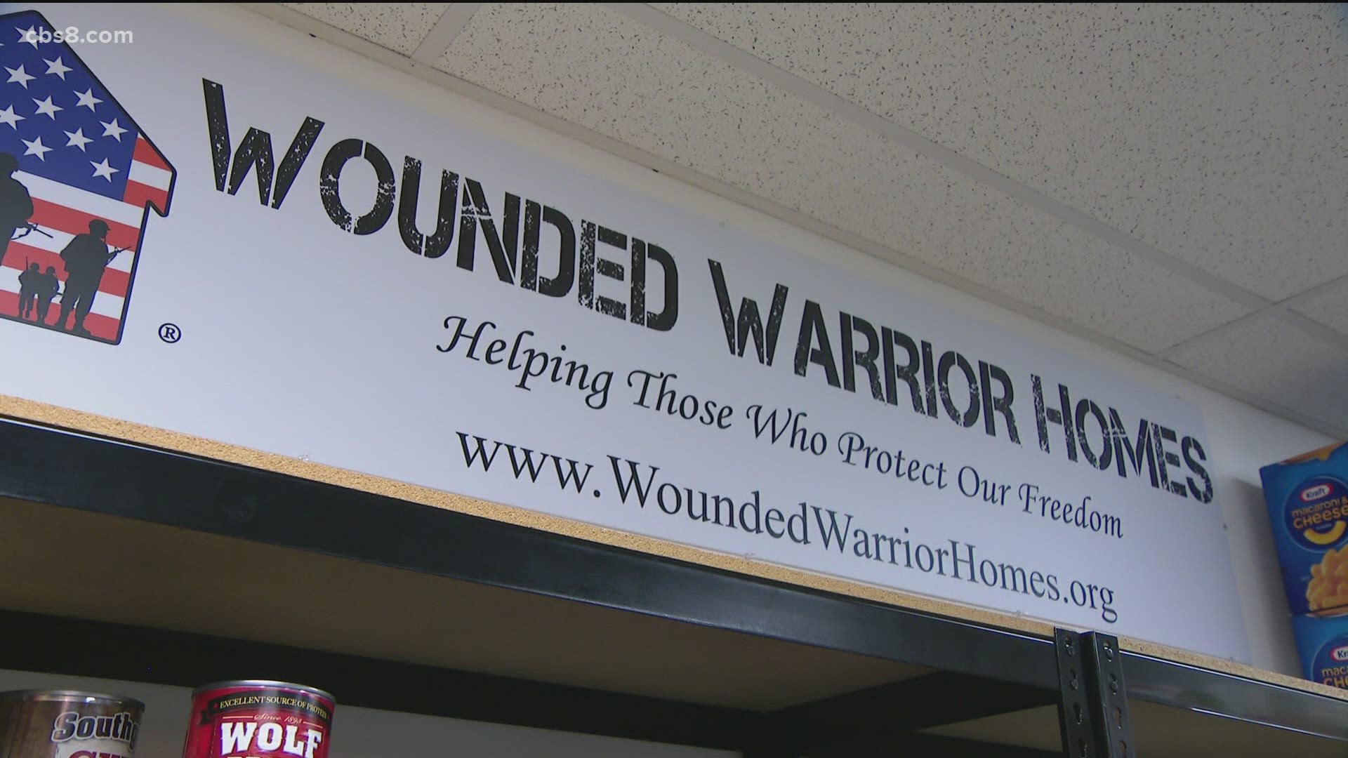 When the pandemic began, Wounded Warrior Homes also expanded the food pantry to serve the veteran community in San Diego.