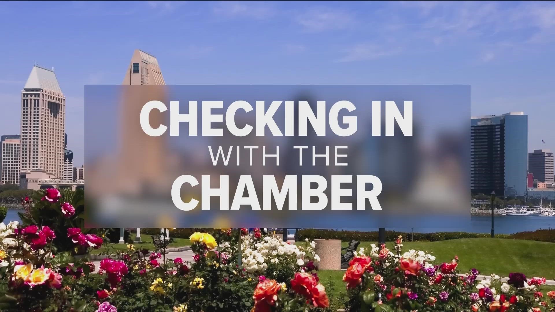 CBS 8 speaks to the Chamber of Commerce on new initiatives
