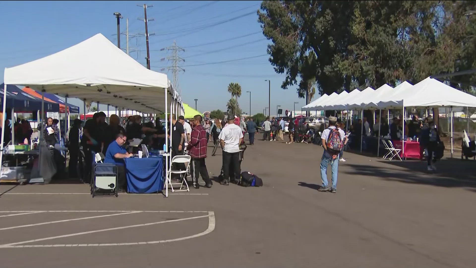 Attendees are offered a number of resources such as child support services, substance abuse help, and Homeless Court Programs among other services.