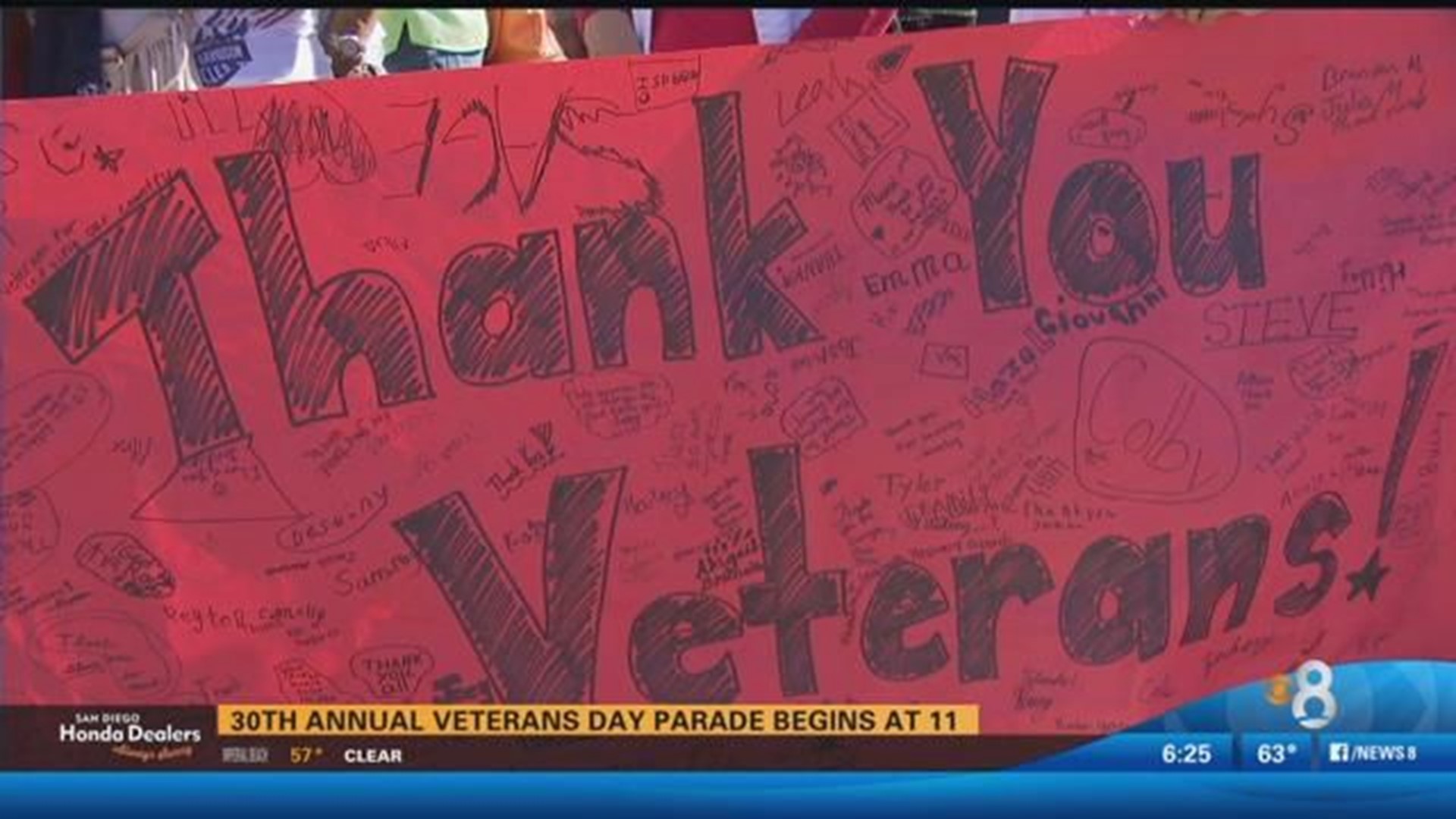 30th annual San Diego Veterans Day Parade