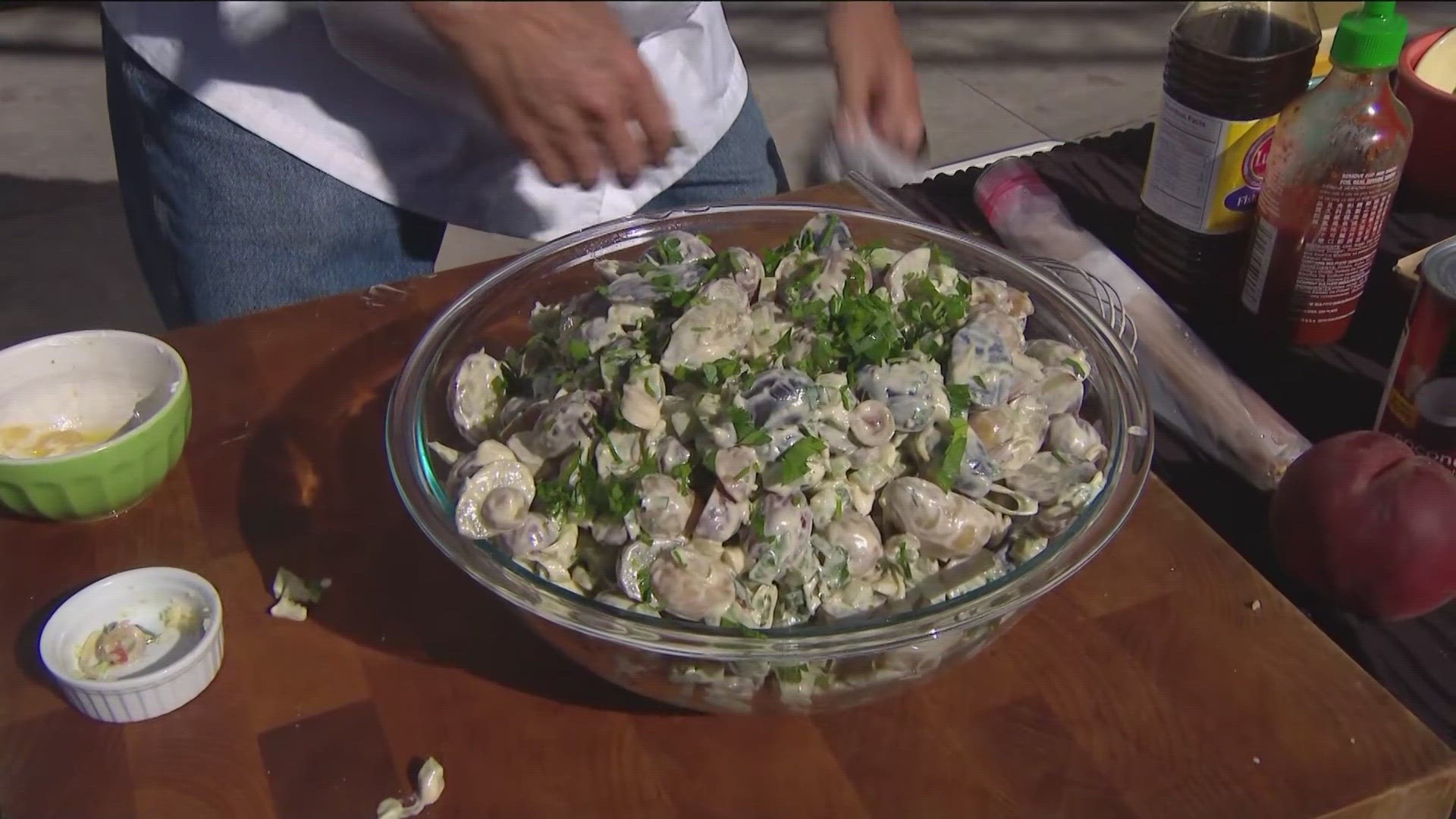 In this special edition of Grilling with Styles, Shawn takes over the CBS 8 Backlot to showcase his three-course Labor Day menu.