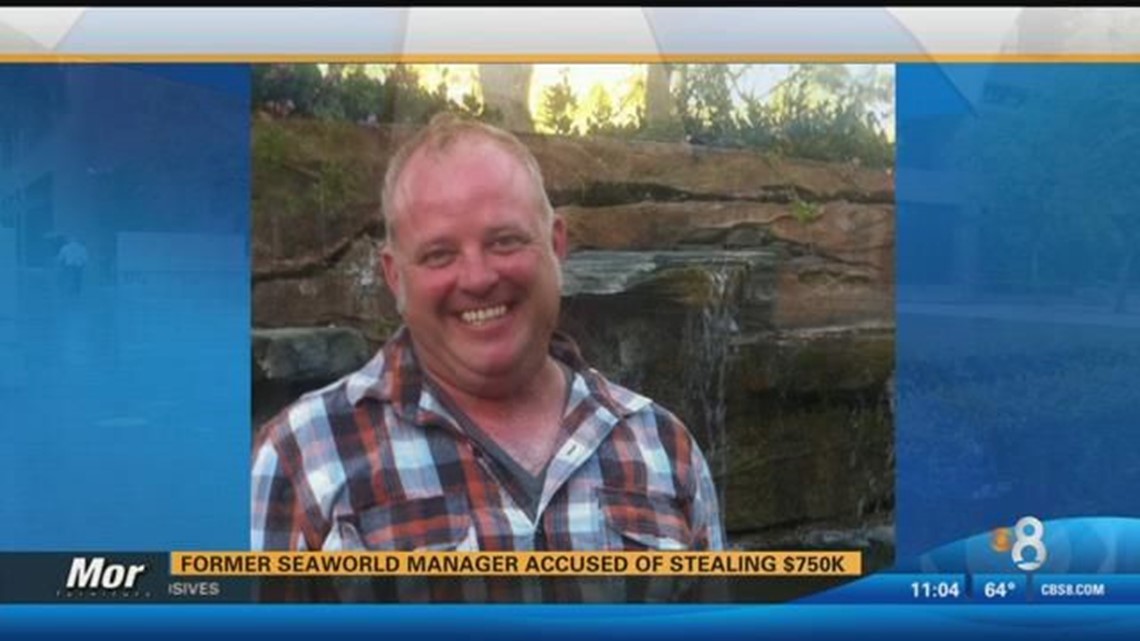 Former SeaWorld manager accused of stealing $750K cbs8 com